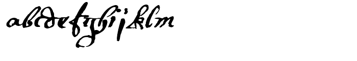 1695 Captain Flint Regular Font LOWERCASE
