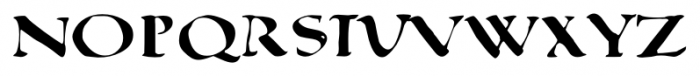 161 Vergilius Regular Font LOWERCASE