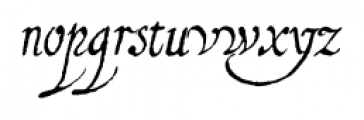1610_Cancellaresca Normal Font LOWERCASE