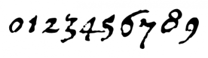 1638 Civilite Manual Regular Font OTHER CHARS