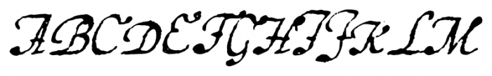 1648 Chancellerie Regular Font UPPERCASE