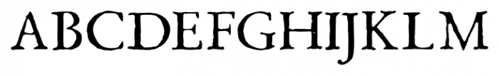 1669 Elzevir Regular Font UPPERCASE