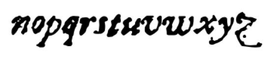 1689 Almanach Italic Font LOWERCASE