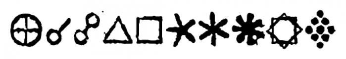 1689 Almanach Symbols Font OTHER CHARS