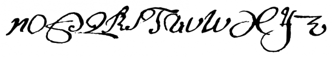 1695 Captain Flint Regular Font UPPERCASE