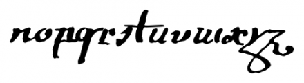 1695 Captain Flint Regular Font LOWERCASE