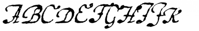 1648 Chancellerie Font UPPERCASE