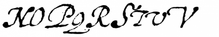 1648 Chancellerie Font UPPERCASE