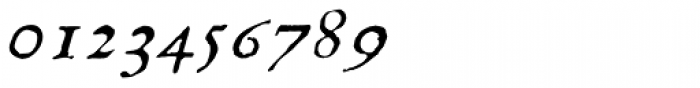 1669 Elzevir Italic Font OTHER CHARS