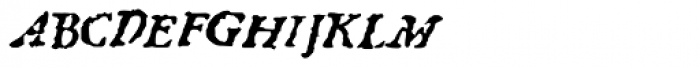 1689 Almanach Italic Font UPPERCASE