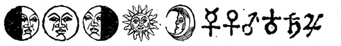 1689 Almanach Symbols Font UPPERCASE