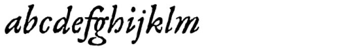 1689 GLC Garamond Pro Italic Font LOWERCASE