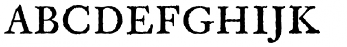 1689 GLC Garamond Pro Normal Font UPPERCASE