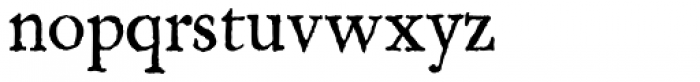1689 GLC Garamond Pro Normal Font LOWERCASE