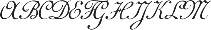 1781 La Fayette otf (400) Font UPPERCASE