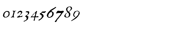 1726 Real Espanola Italic Font OTHER CHARS