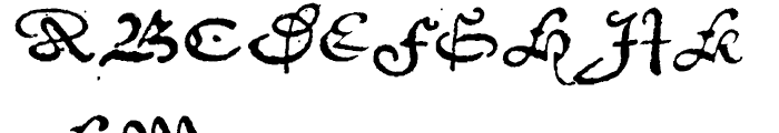 1742 Civilite Regular Font UPPERCASE