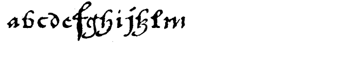 1742 Civilite Regular Font LOWERCASE
