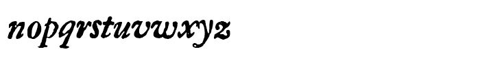 1756 Dutch Italic Font LOWERCASE