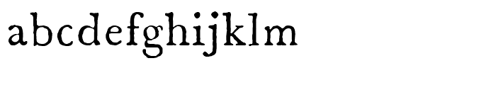 1785 GLC Baskerville Normal Font LOWERCASE