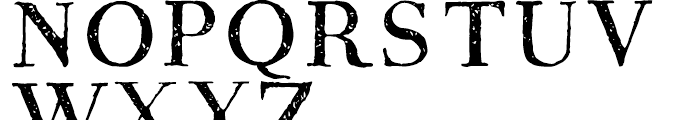 1786 GLC Fournier Caps Normal Font UPPERCASE