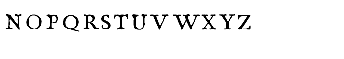1786 GLC Fournier Caps Normal Font LOWERCASE