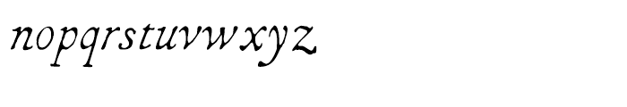 1786 GLC Fournier Narrow Italic Font LOWERCASE