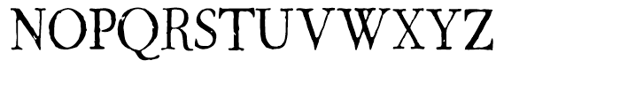 1786 GLC Fournier Narrow Normal Font UPPERCASE