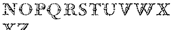 1786 GLC Fournier Titling Normal Font LOWERCASE