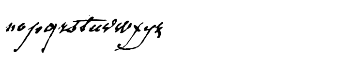 1792 La Marseillaise Regular Font LOWERCASE