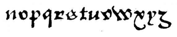 1742 Civilite Regular Font LOWERCASE