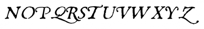 1776 Independence Italic Font UPPERCASE