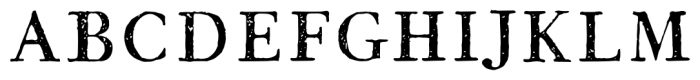 1786 GLC Fournier Caps Font UPPERCASE