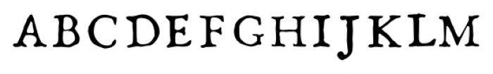 1786 GLC Fournier Caps Font LOWERCASE