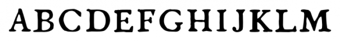 1790 Royal Printing Caps Normal Font LOWERCASE
