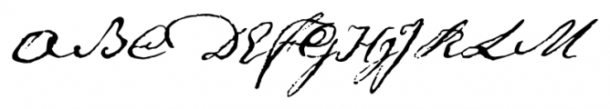 1791 Constitution Regular Font UPPERCASE
