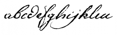 1791 Constitution Regular Font LOWERCASE