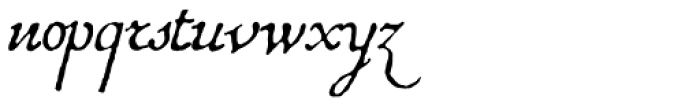 1741 Financiere Italic Font LOWERCASE