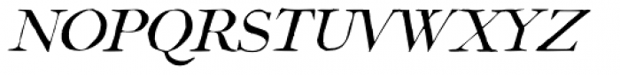 1751 GLC Copperplate Italic Font UPPERCASE