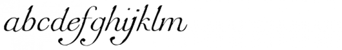 1751 GLC Copperplate Italic Font LOWERCASE