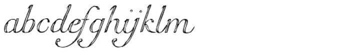 1751 GLC Copperplate Outline Italic Font LOWERCASE