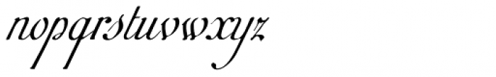 1781 La Fayette Normal Font LOWERCASE