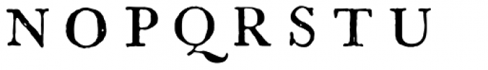 1785 GLC Baskerville Font UPPERCASE