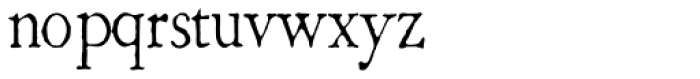 1786 GLC Fournier Narrow Normal Font LOWERCASE