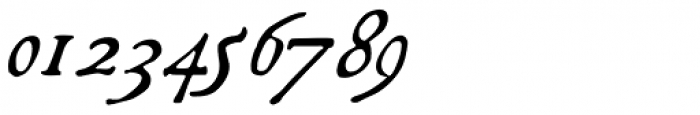 1790 Royal Printing Italic Font OTHER CHARS
