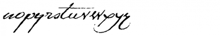 1791 Constitution Font LOWERCASE