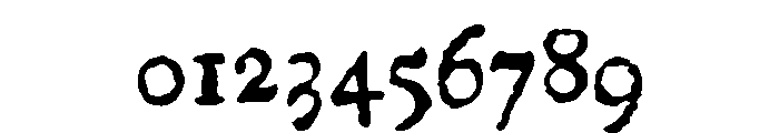 1722 Regular Font OTHER CHARS