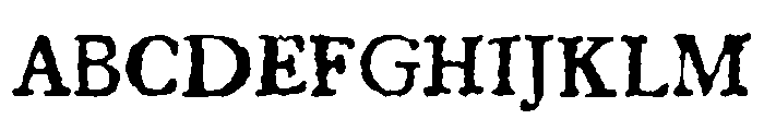 1722 Regular Font UPPERCASE