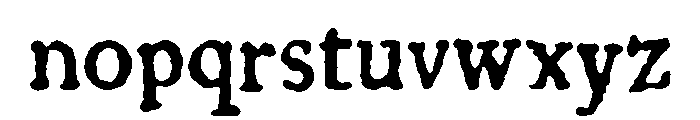 1722 Regular Font LOWERCASE