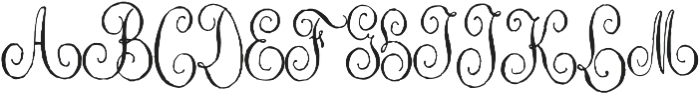 1864 GLC Monogram Initials otf (400) Font LOWERCASE